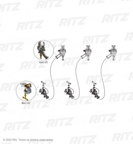 'ATR17442-1- Conjunto de Aterramento Temporário para Linhas de Transmissão (AT)  Ritz Ferramentas'