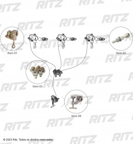 'ATR12408-1 Conjunto de ATR Ritz'