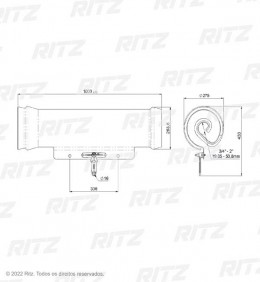 'COB31387-1 Cobertura espiral para condutor – classe 6 - Ritz Ferramentas'