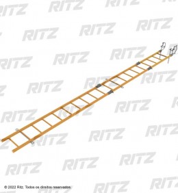 'Escada Seccionável com Gancho - Ritz'