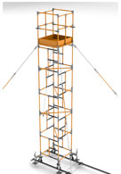 Andaime Modular Isolante Base, Coluna e Plataforma: 1,0 x 1,0m – Ritz Ferramentas	