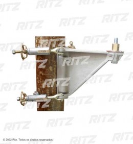 RE402-0526 - Base of the vertical pole attachment saddle - Ritz Ferramentas