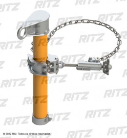RC400-0090 – Mastro para Içamento de Cargas com Sela de Fixação ao Poste através de Corrente - Ritz