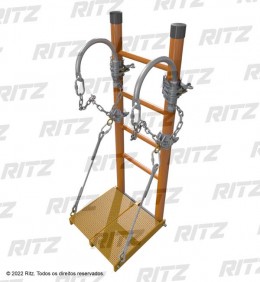 RC402-0277 - Plataforma Escada com Gancho de Suspensão - Ritz