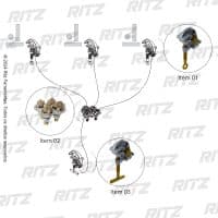 ATR12407-1 Conjunto de Aterramento Temporário para Cubículo e Subestações (MT)