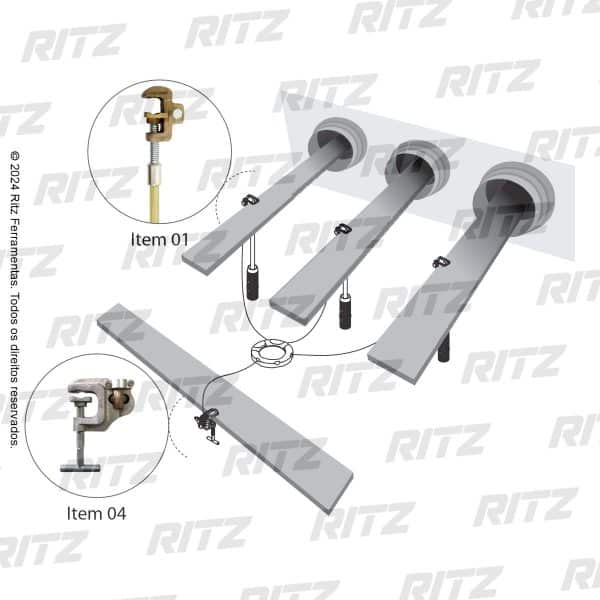ATR17572-1 Conjunto de Aterramento Temporário para Cubículo e Subestações (MT)