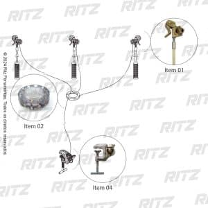 ATR20763-1 Conjunto de Aterramento Temporário para Cubículo e Subestações (MT)