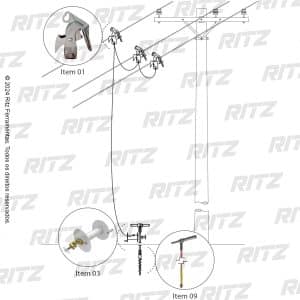 ATR30260-1 Conjunto de Aterramento Temporário para Redes de Distribuição (MT)