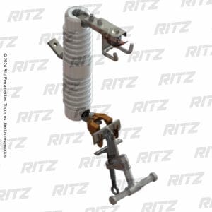 RC600-0861 - Suporte em T Grampo Chave com Fusível - Aplicação