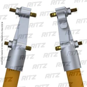RH1861-2 Somente o Bastão punho (par)
