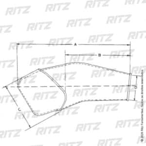RTZ Manguito aislante Ritz Dimensiones